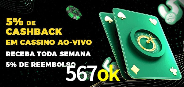 Promoções do cassino ao Vivo 567ok
